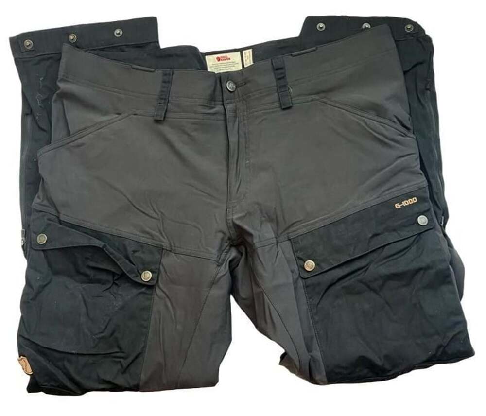 Fjallraven Keb Trousers Size US 40 Black G-1000 Trekking Pants